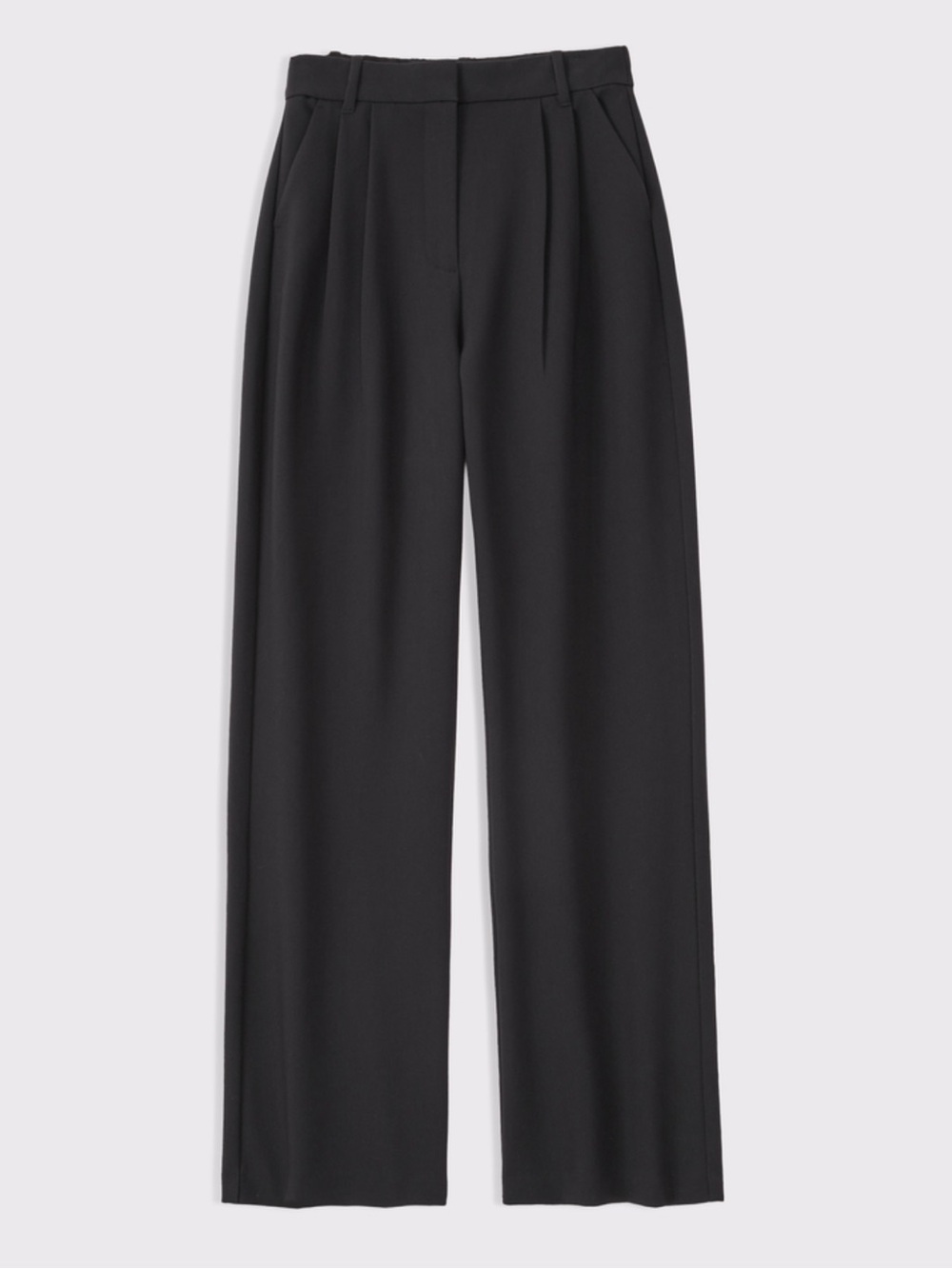 Abercrombie Wide Leg Black Trousers